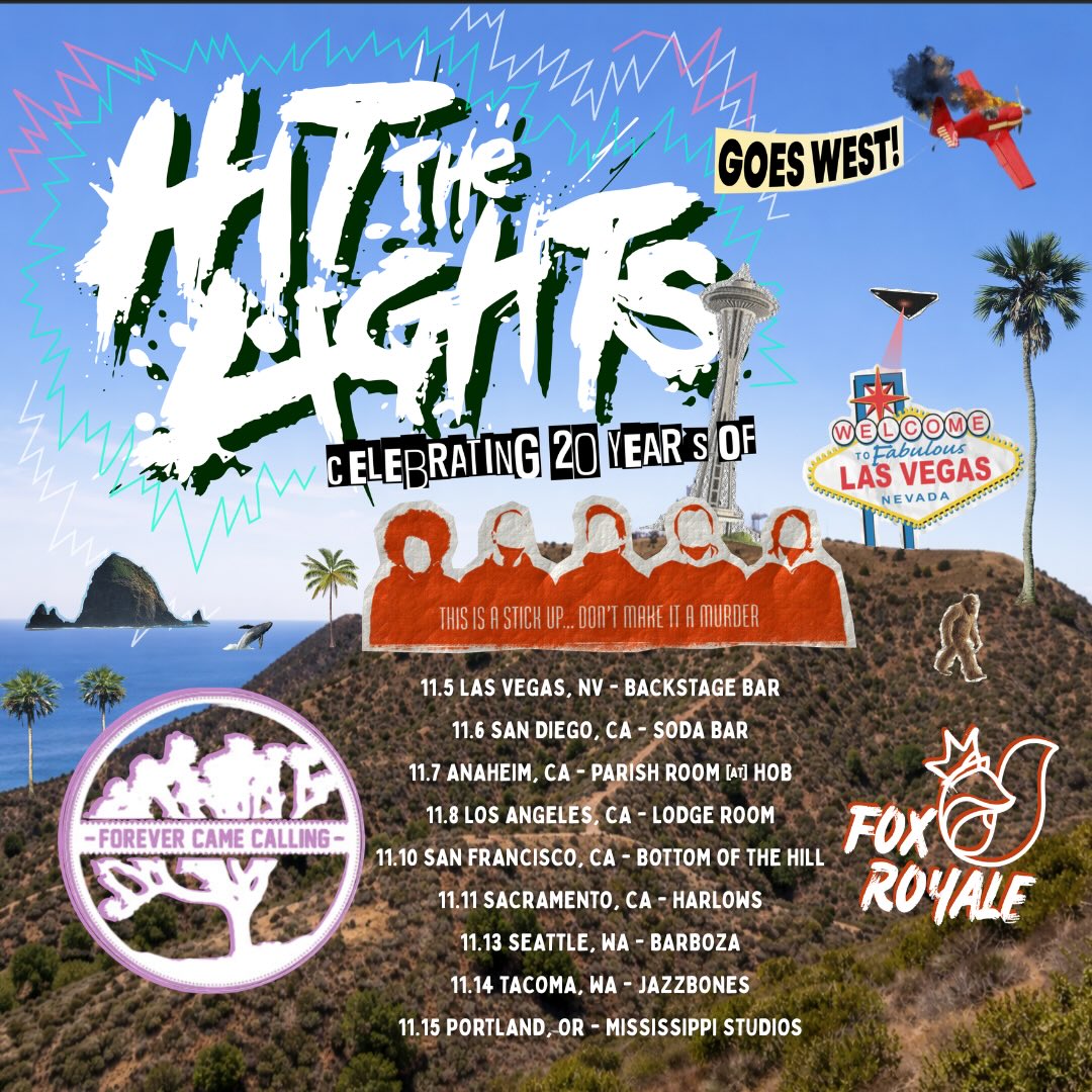 Hit The Lights 20th Anniversary Tour Poster 2026